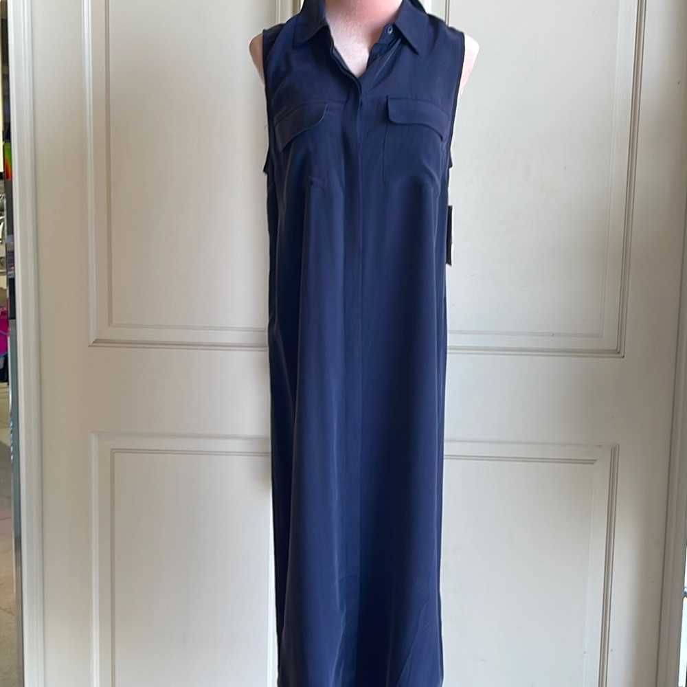 Equipment Femme Silk Tegan Shirt Dress